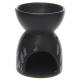 Decorative Ceramic Black and White Grass Design Oil &amp; Wax Burner