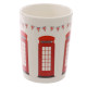 Novelty Ceramic Shaped Handle Telephone Box Mug