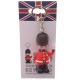 LED Light &amp; Sound Keyring - Rule Britannia Guardsman