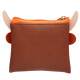 Handy PVC Purse - Highland Coo Cow with Fluffy Fringe