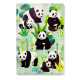 Recycled Paper A5 Lined Notebook - Panda Kingdom