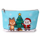 PVC Toiletry Makeup Wash Bag (Medium) - Christmas Festive Friends