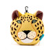 Relaxeazzz Travel Pillow &amp; Eye Mask - Leopard