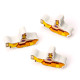 Eraser 3 Piece Set - The Beatles Yellow Submarine