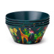 Recycled RPET Set of 4 Picnic Bowls - Animal Kingdom