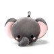 Relaxeazzz Travel Pillow &amp; Eye Mask - Adoramals Janu the Elephant