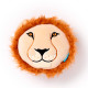 Relaxeazzz Travel Pillow &amp; Eye Mask - Lion