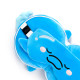 Relaxeazzz Travel Pillow &amp; Eye Mask  - Blu the Dolphin