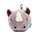 Relaxeazzz Travel Pillow &amp; Eye Mask - Rhino