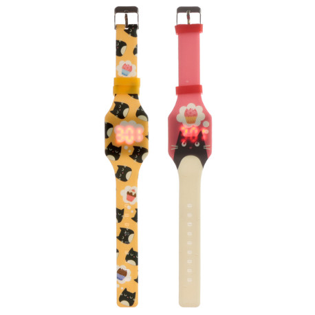 Silicone Digital Watch - Feline Fine Cat