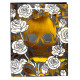 Gift Bag (Large) - Metallic Skulls and Roses