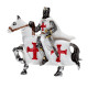 Souvenir Magnet - Crusader Knight on Horseback Defender