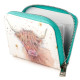 Small Zip Around Wallet - Jan Pashley Highland Coo Cow