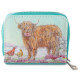 Small Zip Around Wallet - Jan Pashley Highland Coo Cow