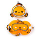 Relaxeazzz Travel Pillow &amp; Eye Mask  - Finley the Clown Fish