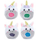 Fun Kids Squeezy Polyester Toy - Adoracorns Unicorn