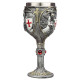 Collectable Decorative Crusader Knight Goblet