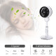 9&#039;&#039; Air Circulator Fan 3 Speed 3 Mode, 70° Oscillation 90° Vertical Tilt, Height Adjustable, Remote Controller, for Living Room,