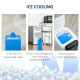 Portable Air Cooler, 6L Tank Humidifier Evaporative Ice Cooling Fan Water Conditioner Unit with 3 Modes, 3 Speed, Remote, Timer,