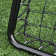 Angle Adjustable Double Sided Rebounder Net Training Aid Target Soccer Goal Kickback For Football, Baseball, Basketball - 75L x 