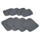 Outsunny  Replacement Cushion Cover Garden Rattan Patio Furniture Seat Cover Polyester Outdoor Deep Grey- No Cushion Included