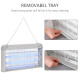 Outsunny Wall Hanging Bug Zapper, 30W Electric Fly Zapper Mosquito Killer, 60㎡ Coverage Insect Killer, Indoor Outdoor Use, Grey