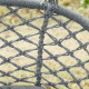 Outsunny Two-Seater Boho Macrame Hammock Swing - Grey