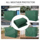 Outsunny 3-Seat Outdoor Garden Swing Chair Protective Cover Water UV Resistant, 240L x 133Wcm, Green