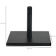 Outsunny 11kg Square Cement Parasol Base Concrete Umbrella Weight Stand Holder Patio Outdoor Garden Black