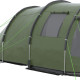 Outsunny Two Room Tunnel Tent Camping Tent for  3-4 Man with Windows, Covers, Carry Bag, for Fishing, Hiking, Sports, Green