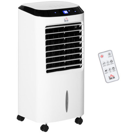 Portable Air Cooler, Evaporative Anion Ice Cooling Fan Water Conditioner Humidifier Unit with 10L Water Tank, 3 Modes, 3 Speed, 