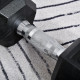 2x8kg Hex Dumbbell Rubber Weights Sets Hexagonal Gym Fitness Lifting Home