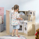 Kids Kitchen Playset, with Accessories, Storage Space