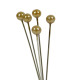 Gold 4cm Pearl Headed Pins