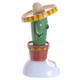 Fun Collectable Cactus wearing Sombrero Solar Powered Pal