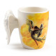 Novelty Ceramic Angel Wings Mug with Decal