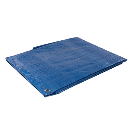 Silverline Blue Tarpaulin 3.6 x 4.8m