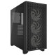 Corsair 3000D RGB Airflow Gaming Case w/ Glass Window, ATX, 3x AR120 RGB Fans, GPU Cooling, 4-Slot GPU Support, High-Airflow Fro