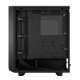 Fractal Design Meshify 2 Compact (Black TG) Gaming Case w/ Light Tint Glass Window, ATX, Angular Mesh Front, 3 Fans, Detachable 