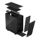 Fractal Design Meshify 2 Compact (Black TG) Gaming Case w/ Light Tint Glass Window, ATX, Angular Mesh Front, 3 Fans, Detachable 