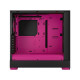 Fractal Design Pop Air RGB (Magenta Core TG) Gaming Case w/ Clear Glass Window, ATX, Hexagonal Mesh Front, Magenta Interior/Acce