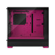 Fractal Design Pop Air RGB (Magenta Core TG) Gaming Case w/ Clear Glass Window, ATX, Hexagonal Mesh Front, Magenta Interior/Acce