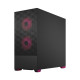 Fractal Design Pop Air RGB (Magenta Core TG) Gaming Case w/ Clear Glass Window, ATX, Hexagonal Mesh Front, Magenta Interior/Acce