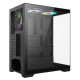 Vida Vetro Black ARGB Gaming Case w/ Glass Front &amp; Side, ATX, 3x ARGB Fans, 6-Port PWM ARGB Fan Hub