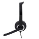 Hama HS-P150 Ultra-lightweight Headset with Boom Microphone, 3.5mm Jack, Padded Ear Pads, Inline Controls