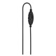 Hama HS-P150 Ultra-lightweight Headset with Boom Microphone, 3.5mm Jack, Padded Ear Pads, Inline Controls