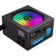 GameMax 700W VP-700W Black RGB PSU, Semi Modular, RGB Fan, 80+ Bronze, Eco Switch, Power Lead Not Included