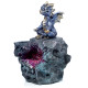 Elements Yoga Dragon LED Crystal Cave Ashcatcher Incense Stick Burner