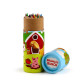 Fun Kids Colouring Pencil Tube - Bramley Bunch Farm