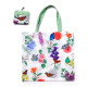 Handy Foldable RPET Shopping Bag - Butterfly Meadows